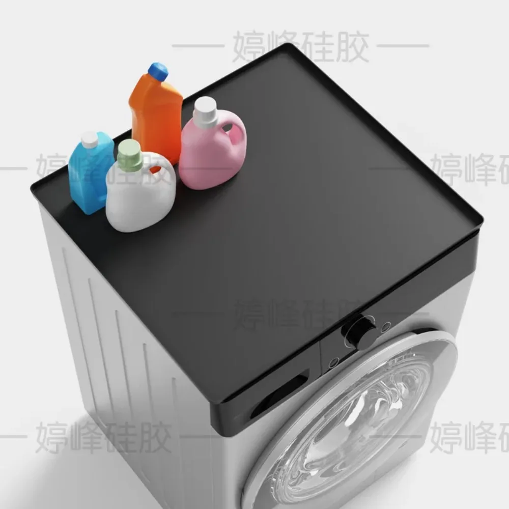 

Модная силиконовая защитная накладка для стиральной машины, утолщенная накладка для хранения, пылезащитный чехол, водонепроницаемая накладка, накладка для сушки