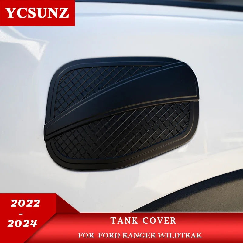 

Fuel Oil Gas Tank Cap Cover For Ford Ranger T9 2023 2024 2025 Pick up Truck Car Accessories