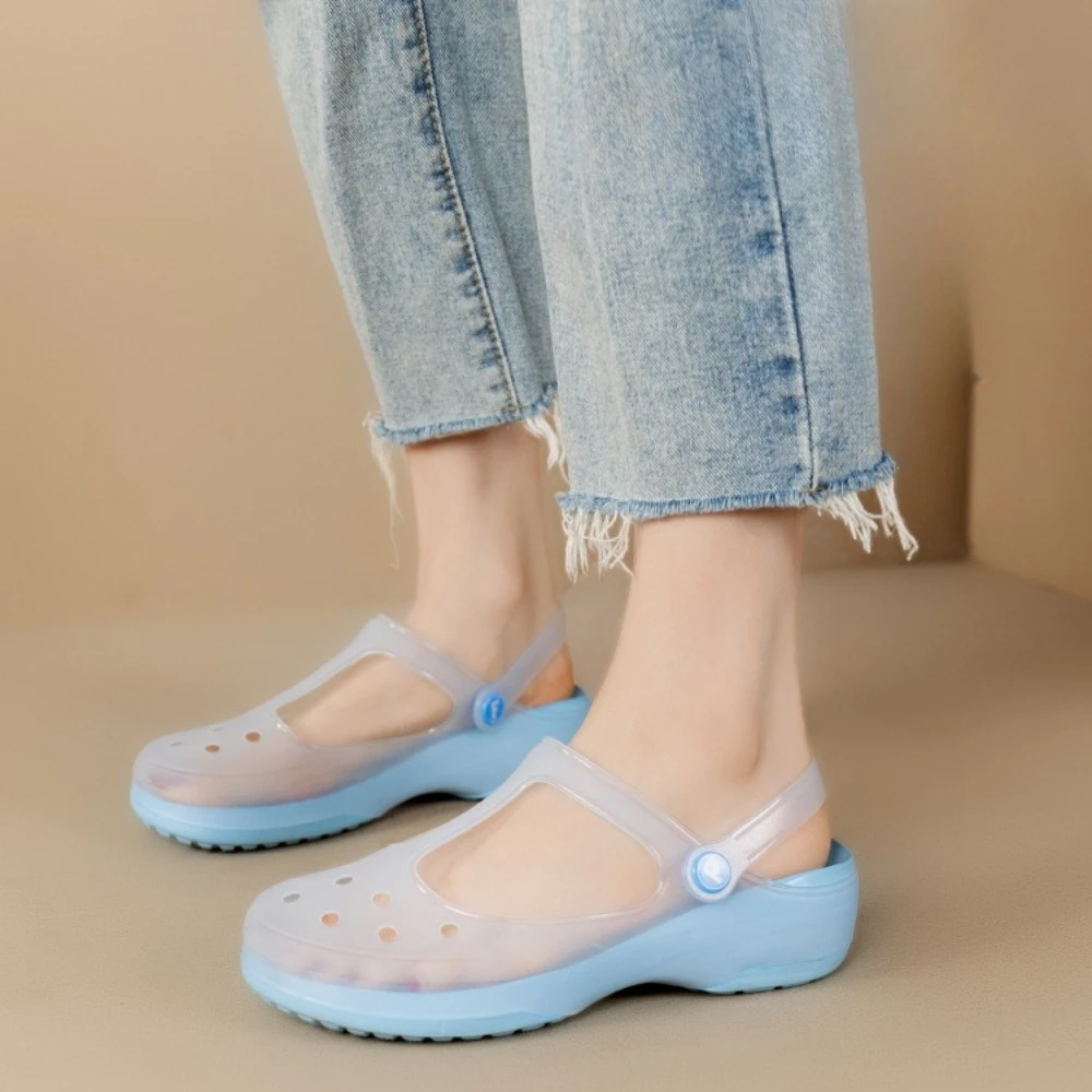 

Fashion Charms Sandals 2026 New Clog Shoes Outdoor Women Slippers Thick Sole High Quality Summer Sandals For Girls