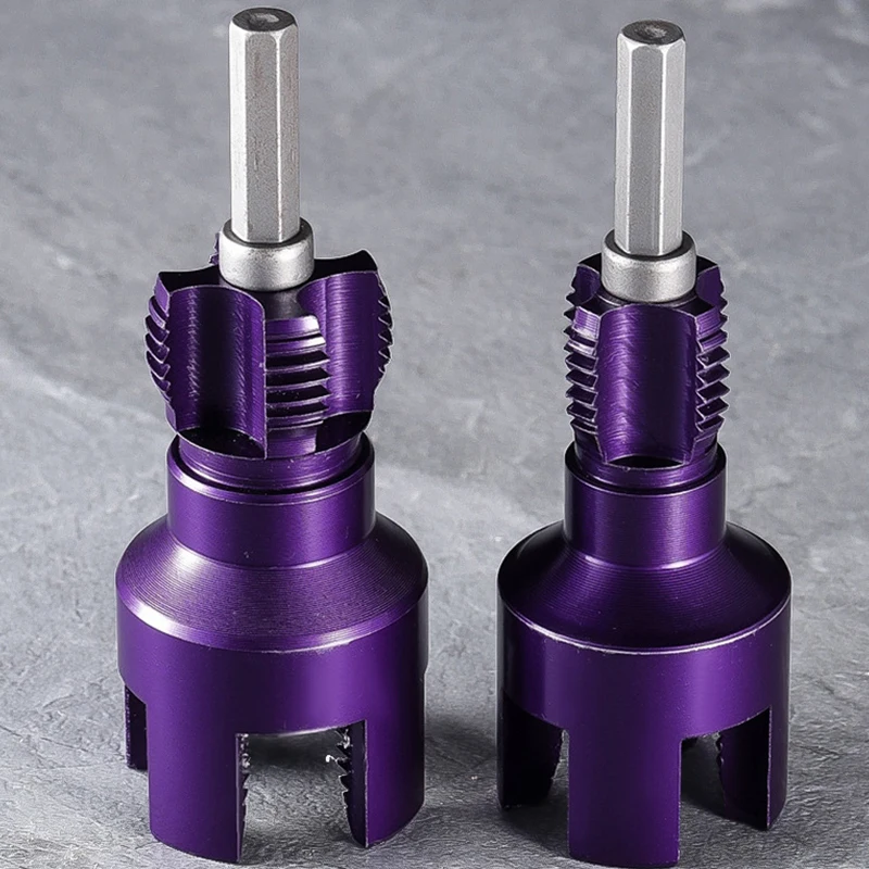 

1pcs Internal Thread External Thread Integrated Die Water Pipe Wire Opener 1/2 3/4 PPR PVC Water Pipe Threader Tapping Tool