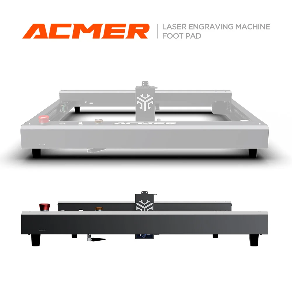 Máquina de grabado láser, Kit de aumento de columna para Módulo de rotación del eje Y, expansión de pierna, Metal, 33W, P110, P2