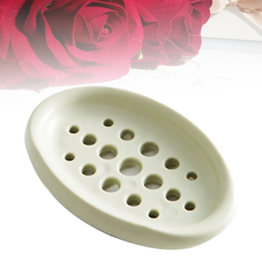 Silicone Soap Dish Green Enhances Drainage Drying and Hygiene Ideal for Shower Bathroom Kitchen Bathtub Countertop