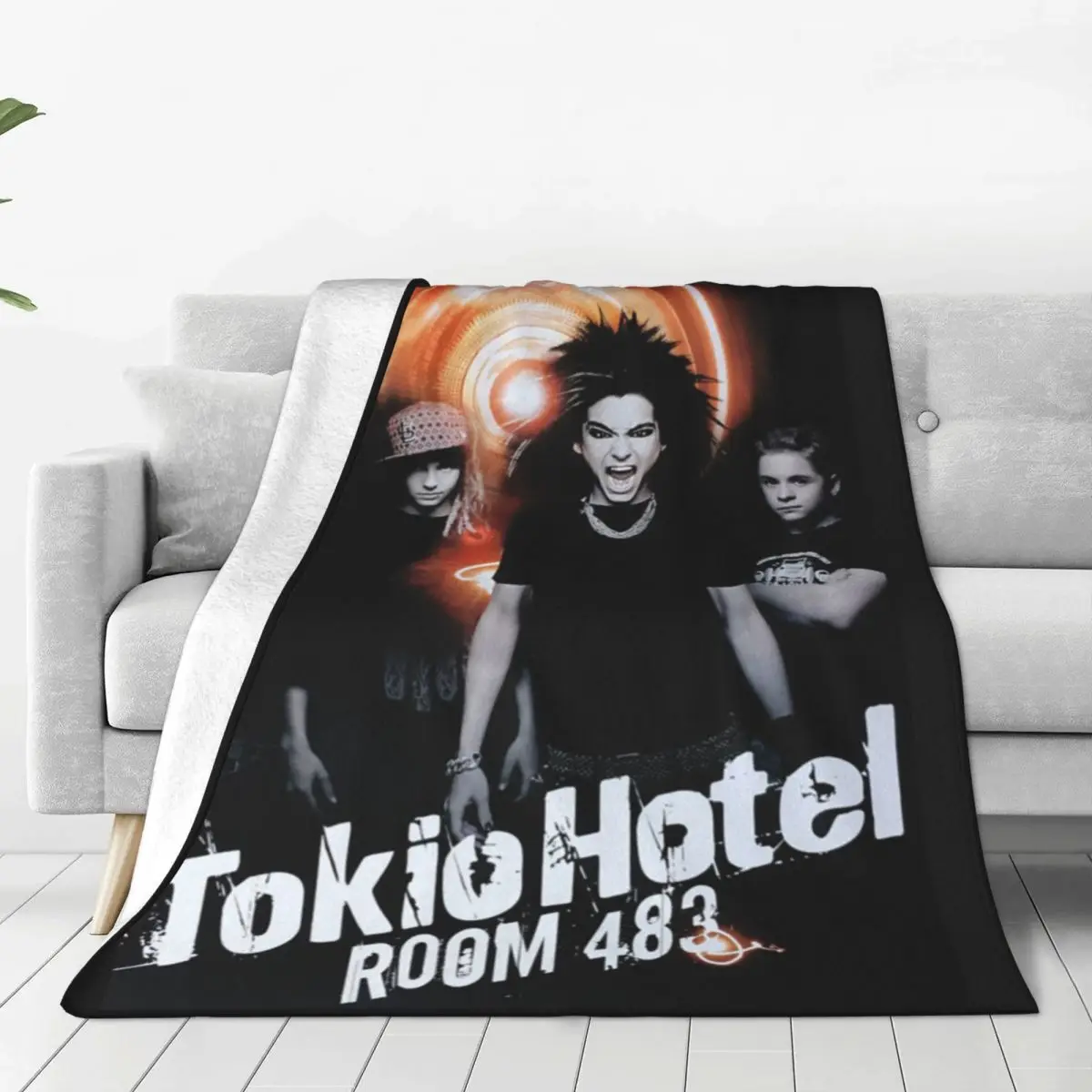 Hotel Tokio Album Warm Soft Blanket Room 483 Travel Office Throw Blanket Spring Novelty DIY Flannel Bedspread Sofa Bed Cover