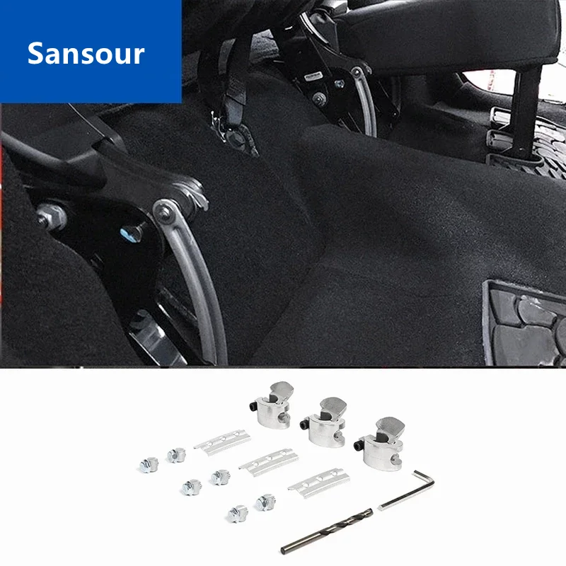 Sansour Car Rear Seat Adjustment Recline Spacer Kit for Jeep Wrangler JL 2018 2019 2020 2021 Car 4 Door Accessories