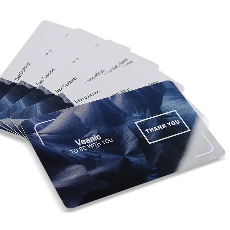 Customized PVC Membership Card Customization English After-Sales Card Thank You Card Custom Plastic Card Customizati