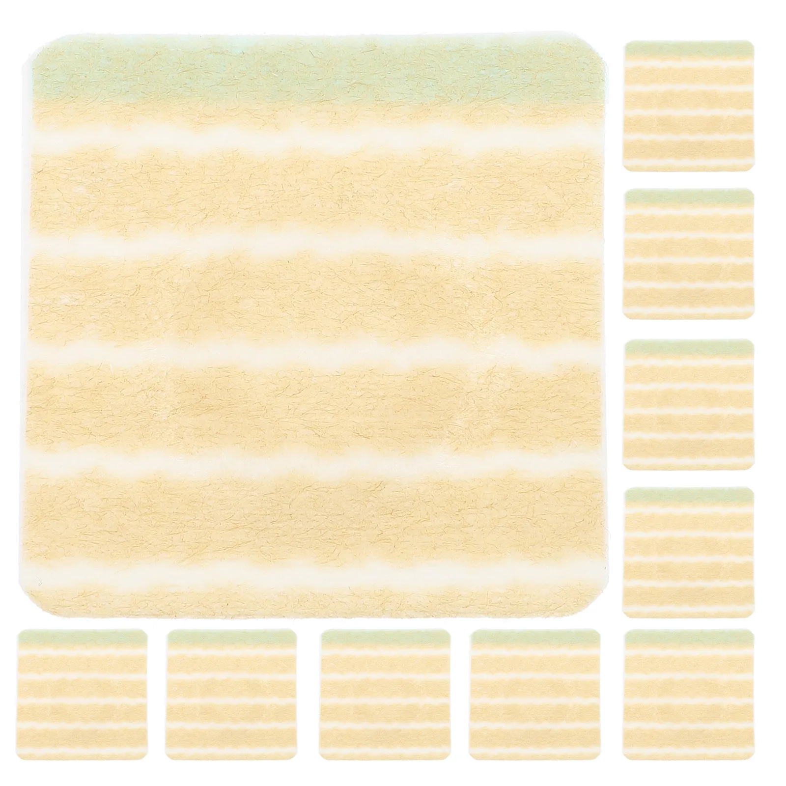 10Pcs Safe Non-Woven Belly Button Stickers Waterproof Breathable for Newborns Navel Patches Baby Navel Topical Patch Parent