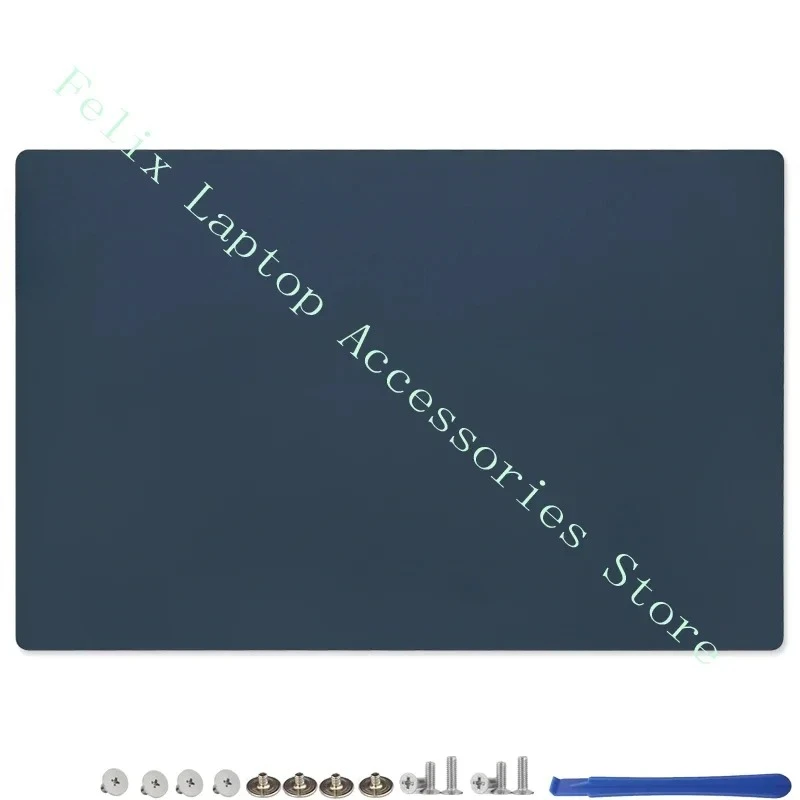 ل Ideapad 5 15ITL05 15IIL05 15ARE05 2020 2021 كمبيوتر محمول جديد LCD الغطاء الخلفي الإطار الأمامي مفصلات Palmrest الغطاء السفلي الأزرق