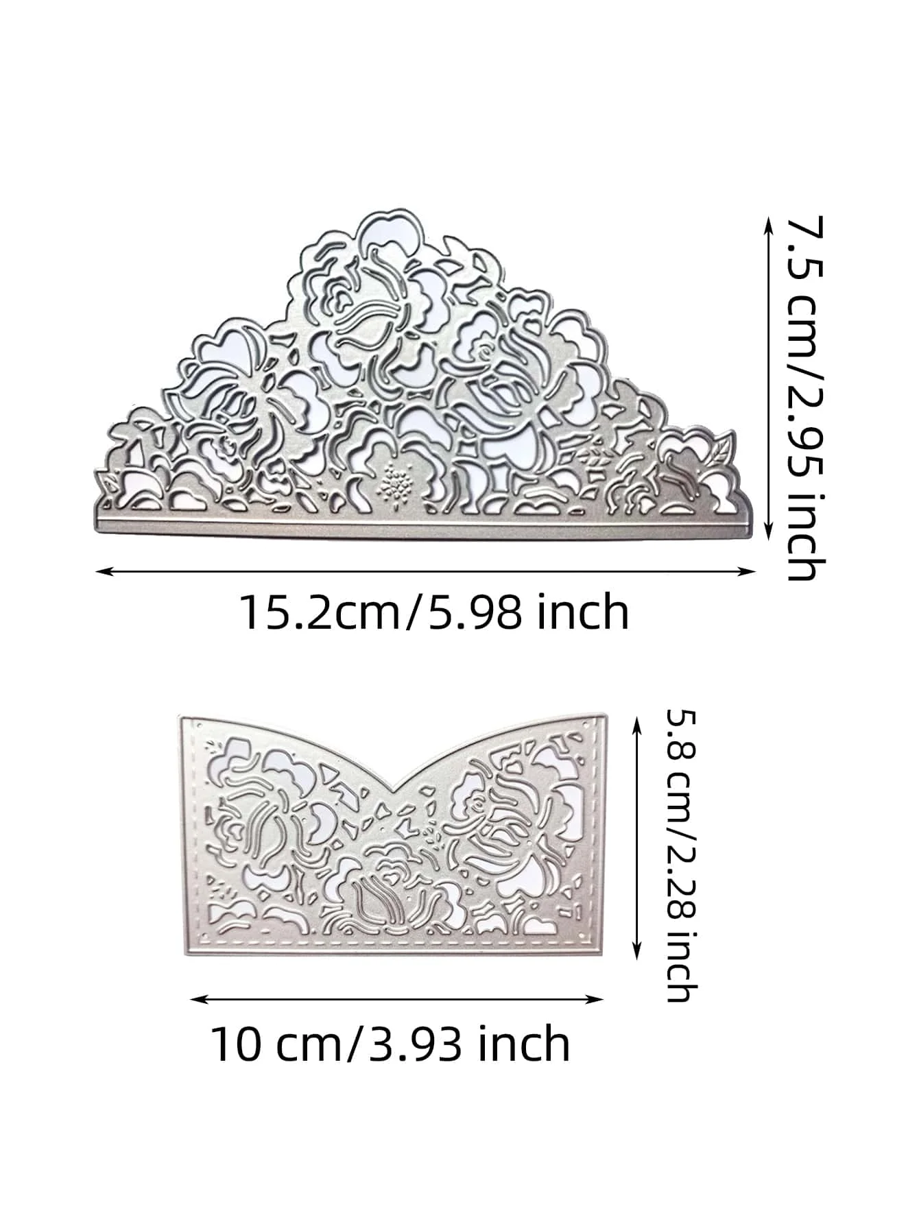 Rose Cover Metal DIY Embossing Moulds Stencil Cutting Dies for Album Paper Card Making Scrapbooking Durable