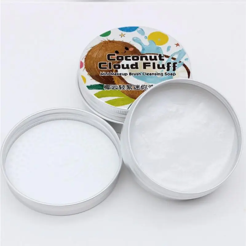 Powder Puff Makeup Brush Soap Deep Cleaning Bar Quick Rinse  For Beauty Sponges Tools Suitable for Daily Maintenance