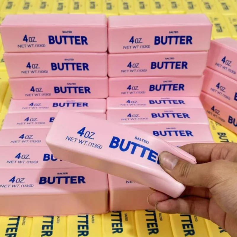 Squishy //Butter Stick Squeeze Fidget Toy Sticky Butter Stick Shapeable Slow Rebound Fidget Squeeze Toy Sensory Fidget Toys