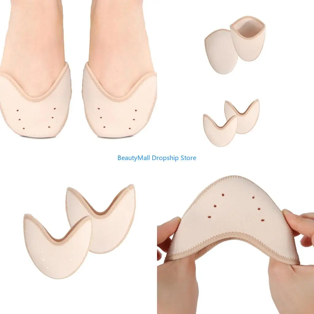 40JD 2Pcs Universal Dance Foot Covers Ballet Pointes Shoe Socks Pad Ergonomic Support Suitable For Multiple Dance Styles