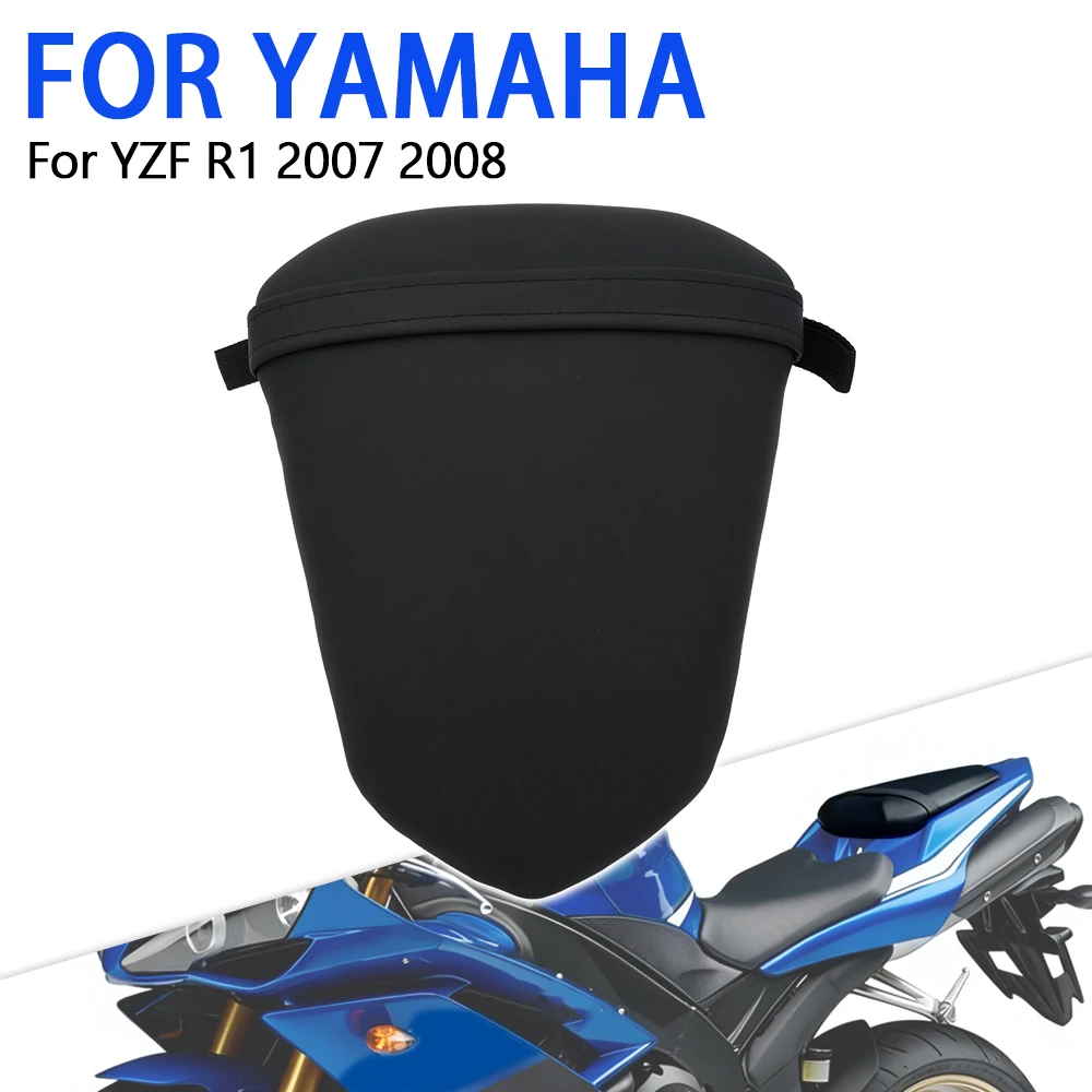 Fit For Yamaha YZF-R1 YZFR1 YZF R1 2007 2008 Rear Pillion Passenger Seat Cushion Motorcycle Accessories