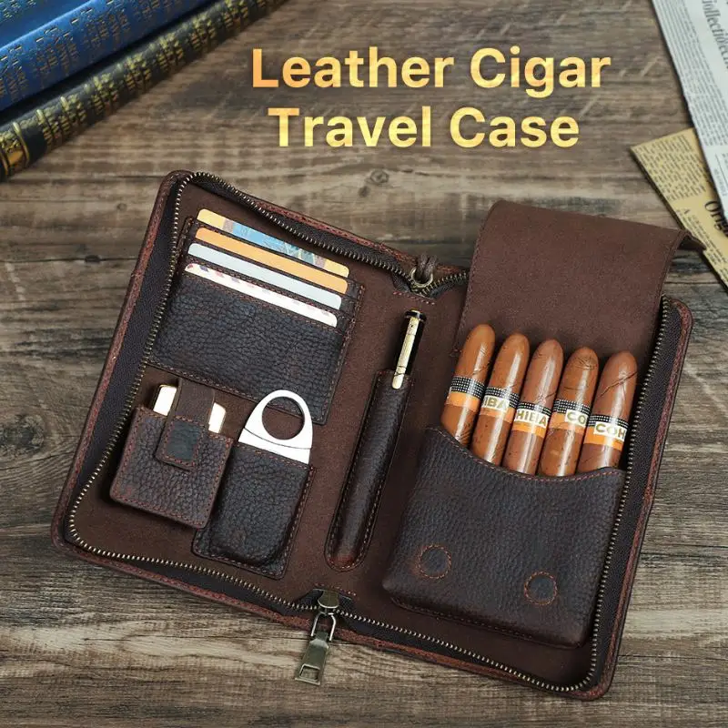 Vintage Genuine Leather Watch Roll Box 3 Grids Watch Travel Case Organizers Display Holder Men Women Watches Jewelry