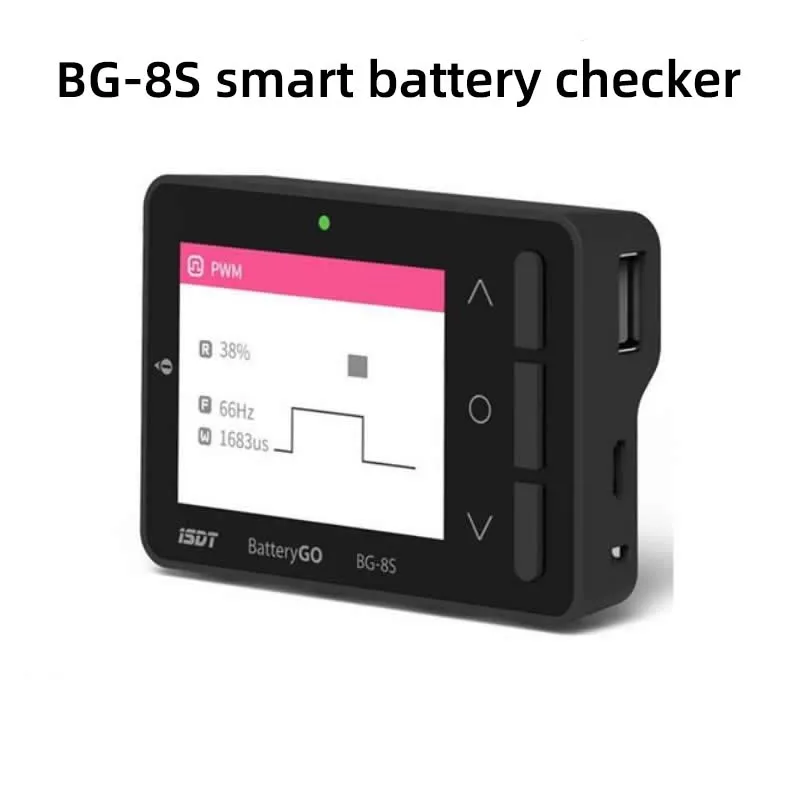 ISDT BG-8S Smart Battery Monitor Receiver Waveform Testing RC Aircraft & Car Battery Balancing