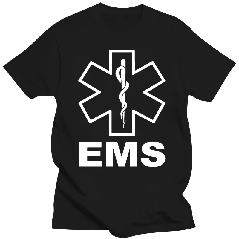 Shirt Maker V2 Ems Emergency Medical Services Men'S Design O-Neck Short-Sleeve T Shirts