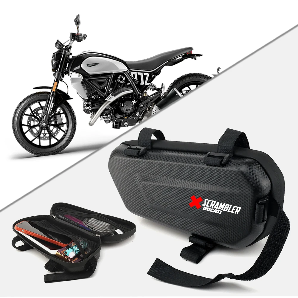 Waterproof Lightweight Motorcycle Luggage Bag Screws Tool Phone For Scrambler 400 800 1100 ICON 800 Desert Sled Square