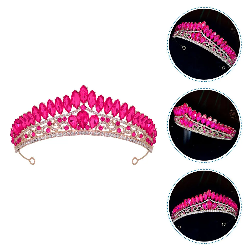 

Crown Hair Accessory Bridal Tiara Bridal Tiara Headband Wedding Headpiece Birthday Party Pageant Headwear For Women