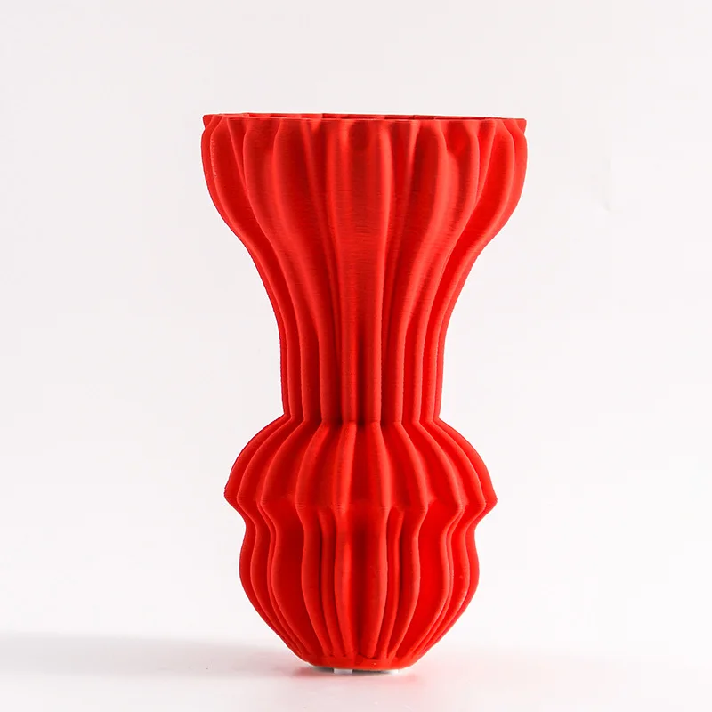 Modern style ceramic vase ornament geometric modeling hotel model room creative soft ceramic crafts