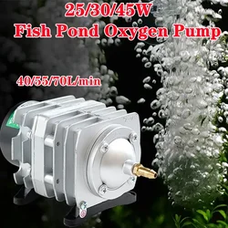 220V 25/30/45W Air Pump Aquarium Accessories Electromagnetic Compressor for Fish Aquariums Oxygen Pump for Fish Tank Aquatic