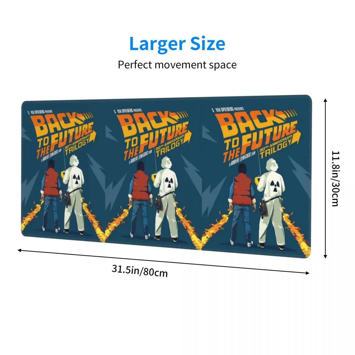 Back To The Future Large Mouse Pad Computer Keyboard Mouse Mat Gamer PC Laptop Desk Mat Office Accessories Table Mats
