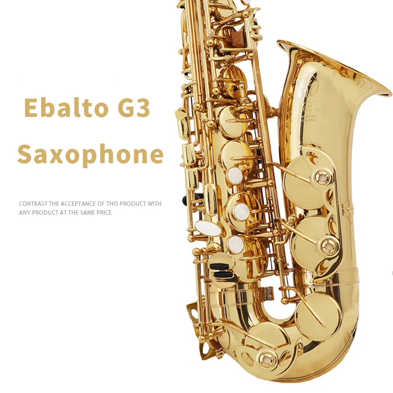 

Taiwan JEK JAS G3 Eb alto Saxophone Beginner level test Adult performance