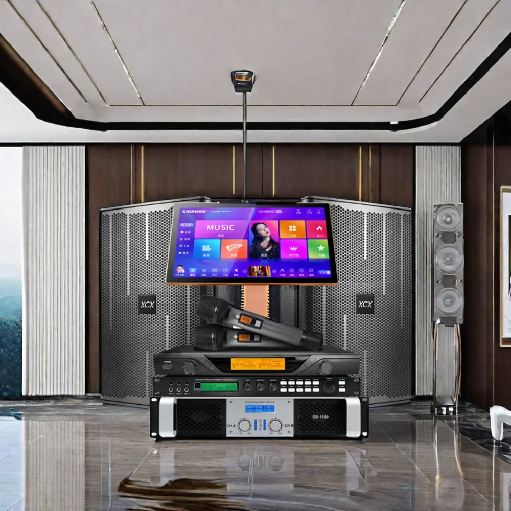 2024 new high quality touch screen karaoke machine Android system karaoke player home karaoke machine system