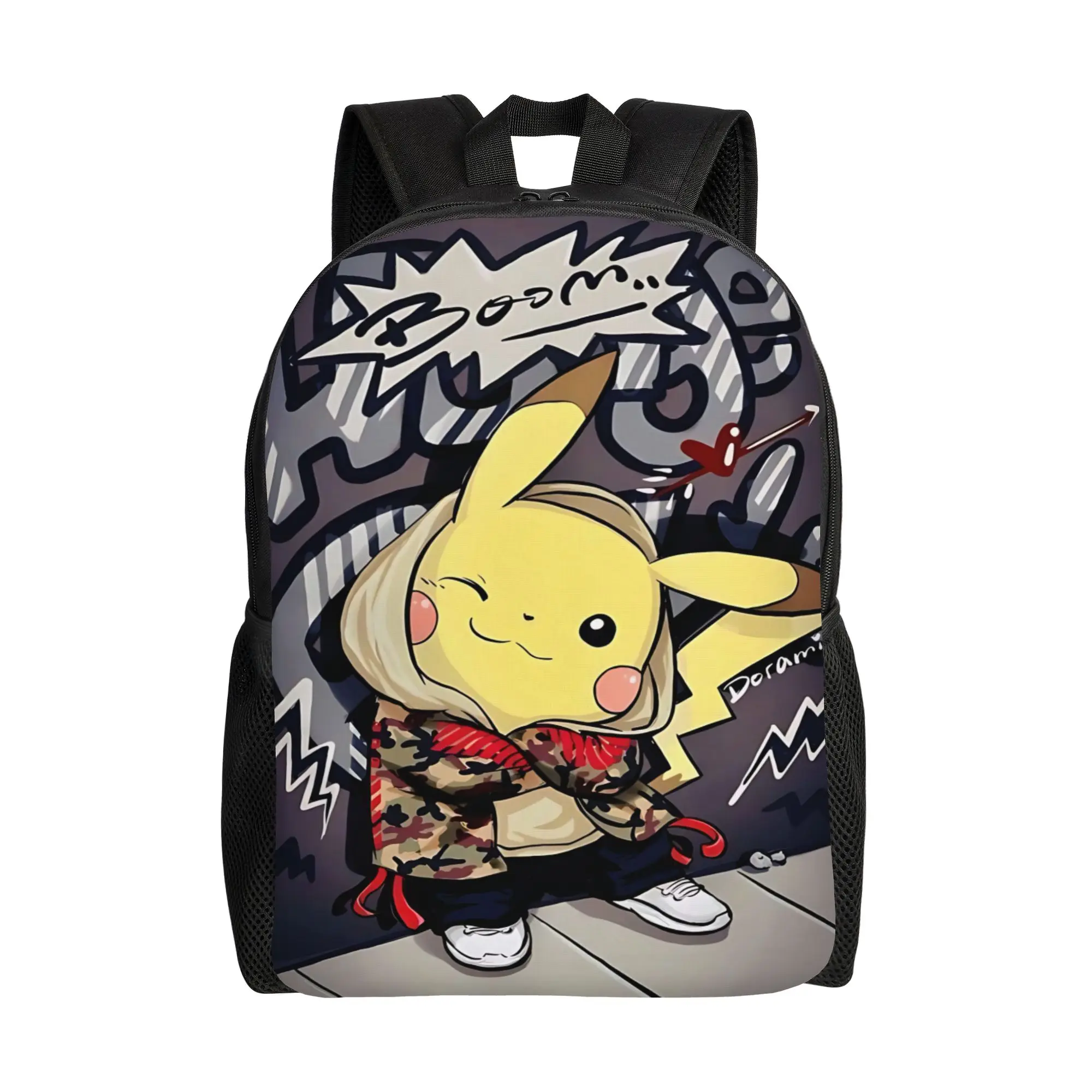 

1PC Fashion Backpacks pokemon funny cute Pikachu Daypack funko Portable Travel Zipper Closure Rucksack