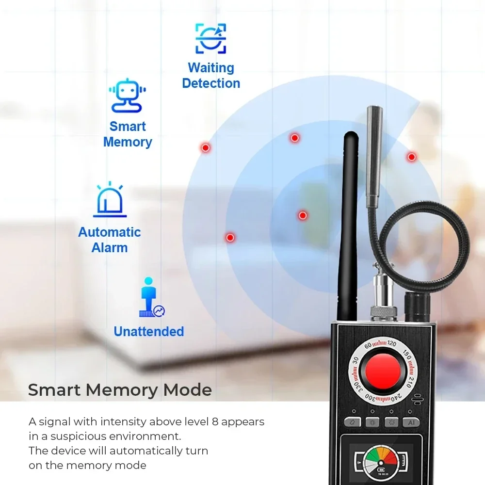 Mini Camera Detector para Hotéis, K88, Camera Finder, Wi-Fi, Carro, Reunião em Hotel, Segurança, Proteja suas viagens, Privacidade em todos os sistemas