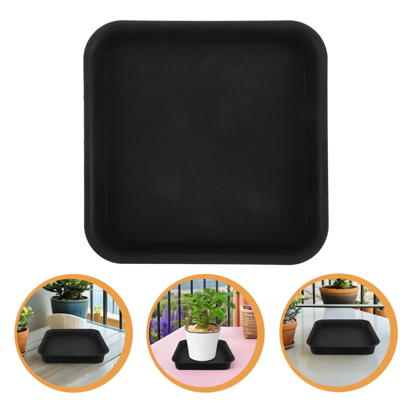 conjunto-de-4-pratos-quadrados-para-plantas-de-32cm-acabamento-fosco-espesso-coletor-de-Agua-decorativo-para-varanda-jardim-uso-interno-e-externo-plastico