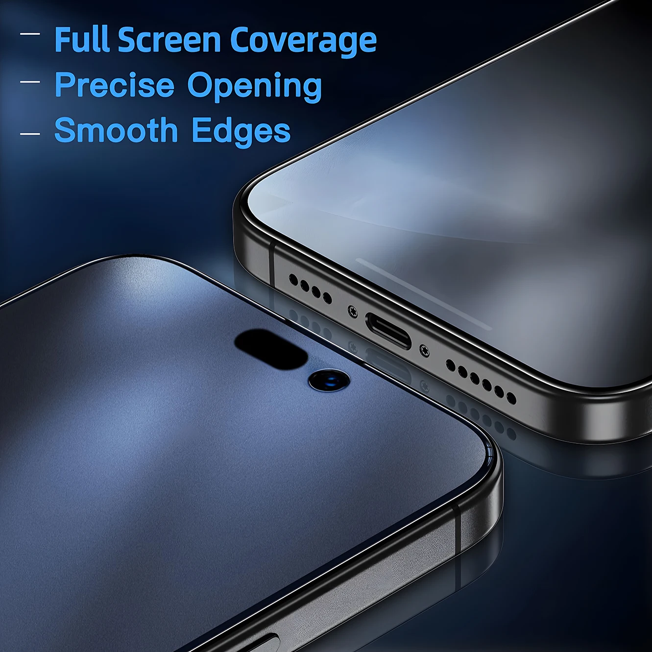 3-1 قطعة تركيب خالية من الغبار حامي الشاشة الخصوصية آيفون 16 14 13 12 11 15 17 برو ماكس مكافحة التجسس الزجاج حامي الشاشة #5