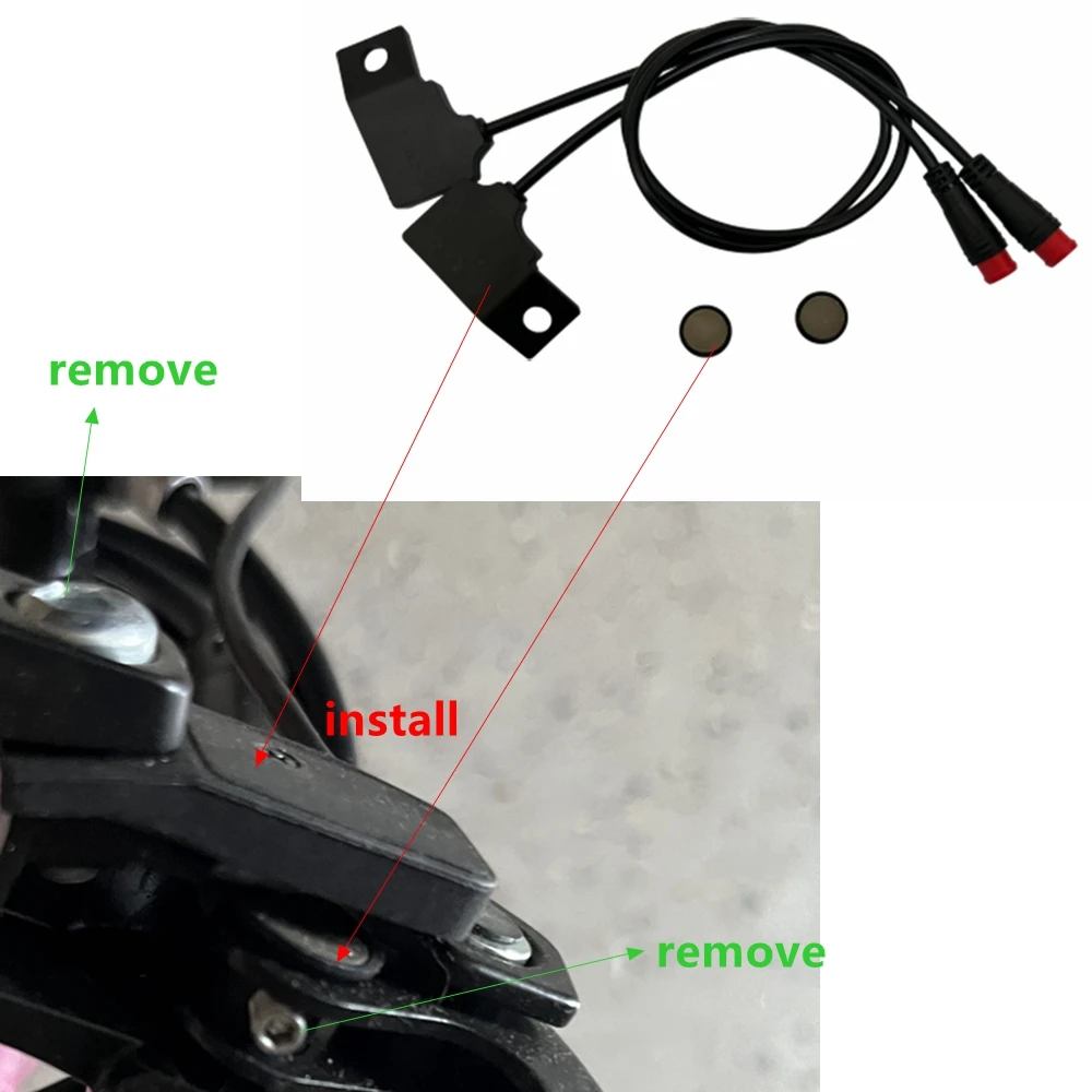 Hydraulic Brake Sensor Sprcial for SHIMANO Brakes Braking Power Sensor Joint Waterproof Cut Off Power Sensor for Brakes