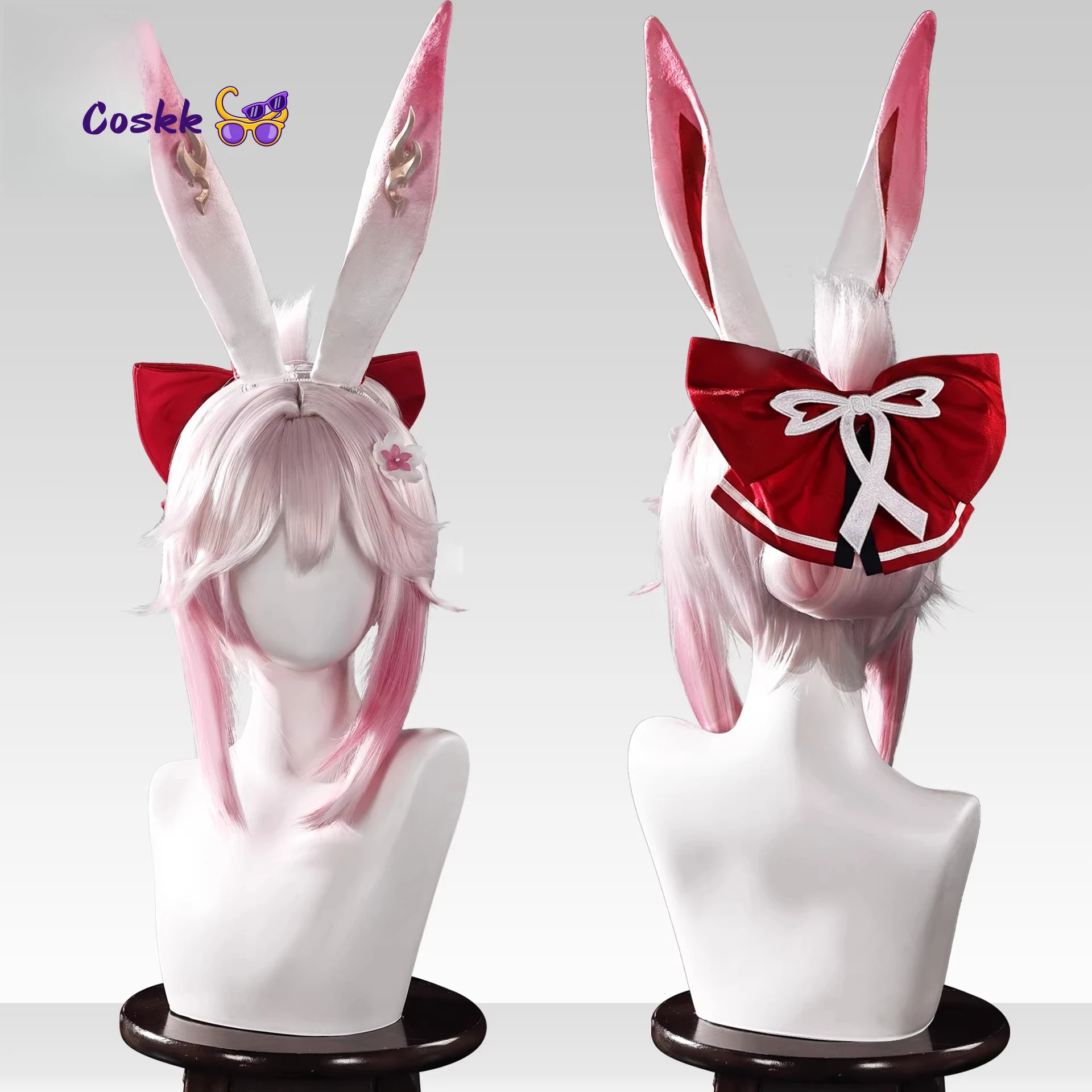 

Honkai: Star Rail Evanescia Cosplay Wig For Halloween Christmas Comic con Game Party 30cm long Wig Free Cap