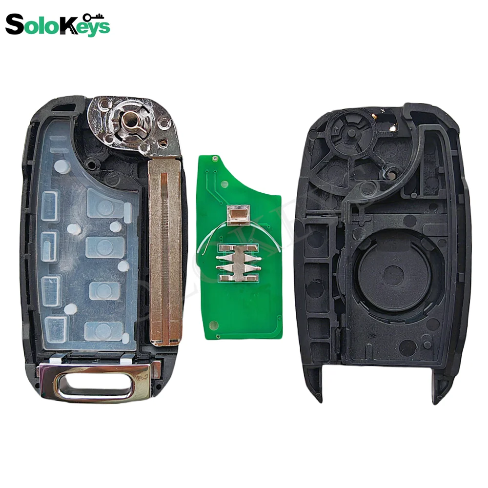 5Pcs/Lot SoloKeys Nemesis Universal Remote Control 370Mhz ASK Car Alarm Rolling Code Whilte Light 3 Buttons HY22 Blade