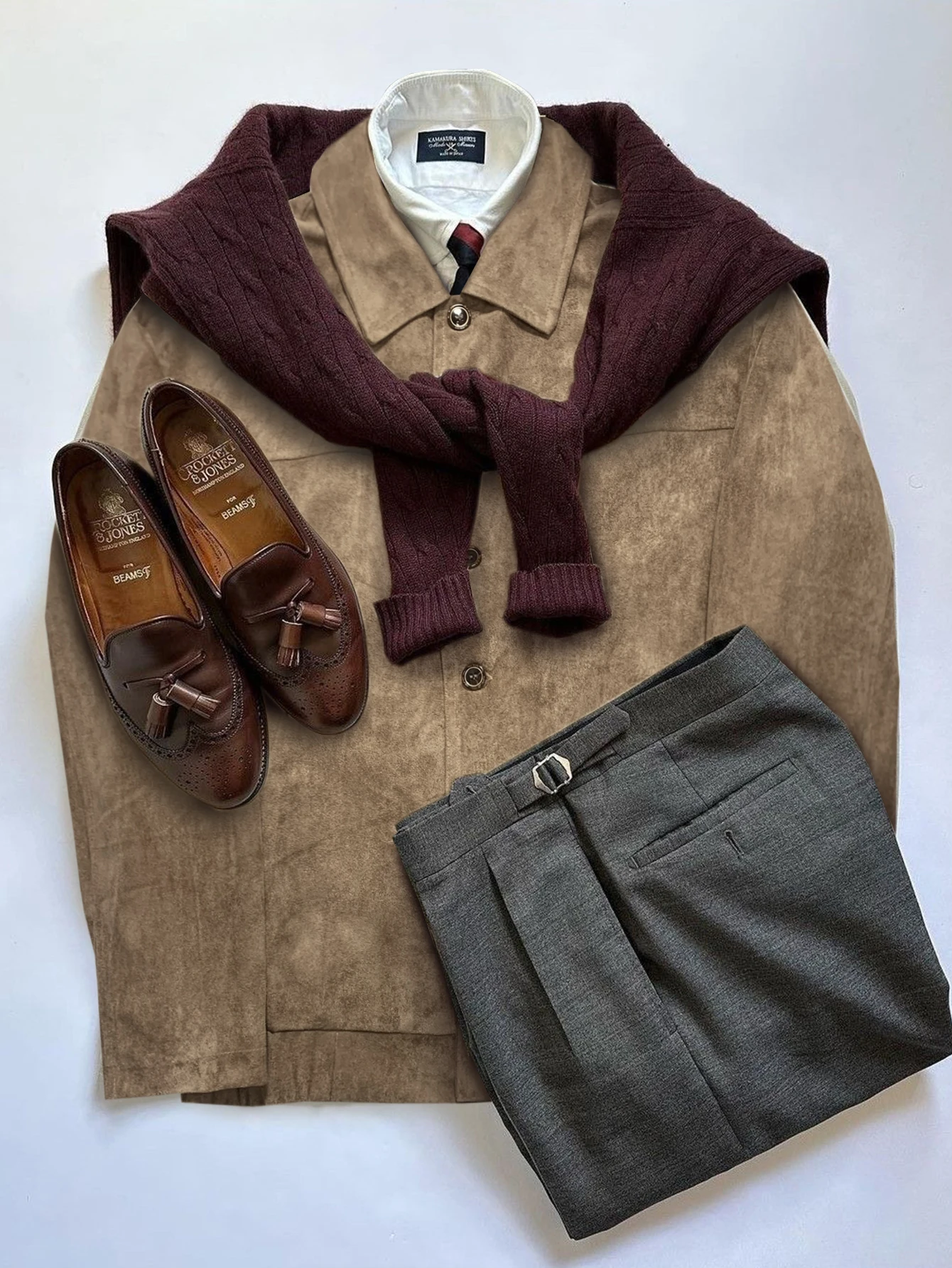 

Spring Autumn New Elegant Casual British Italian Button Men's Jacket Lightweight Business Commute Outerwear for Men