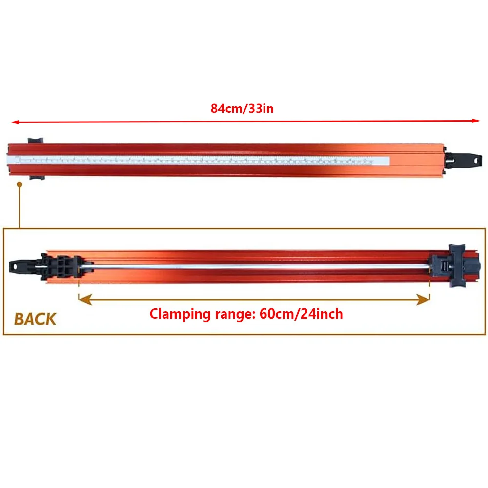 木板クランプストレートエッジクランプフリップソー電気丸鋸切断ガイド定規固定クリップ治具木工ツール
