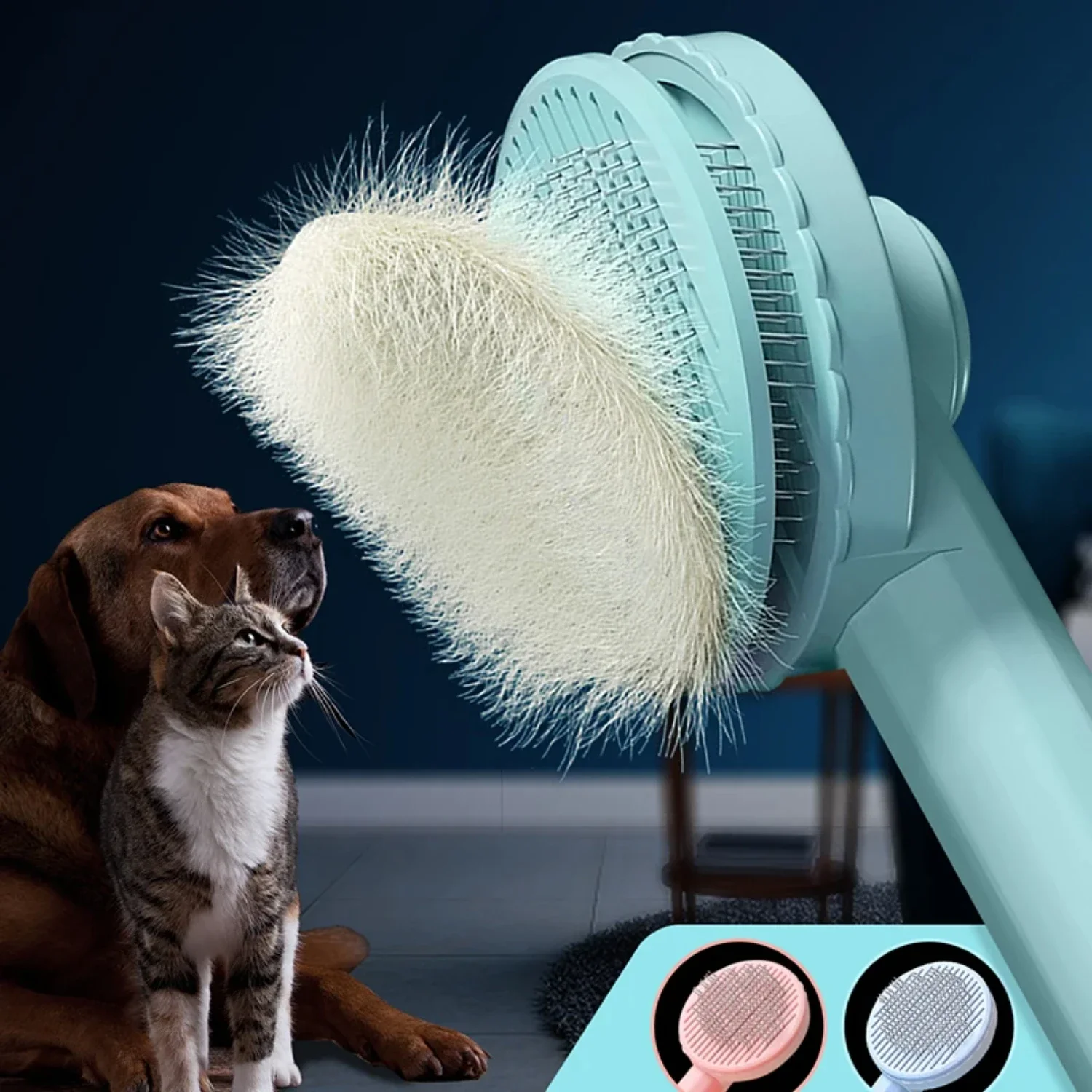 at's Grooming Routine with Exquisite Luxurious Premium Gentle and High-Quality Shedding Brush - The Best Effective Hair Remover