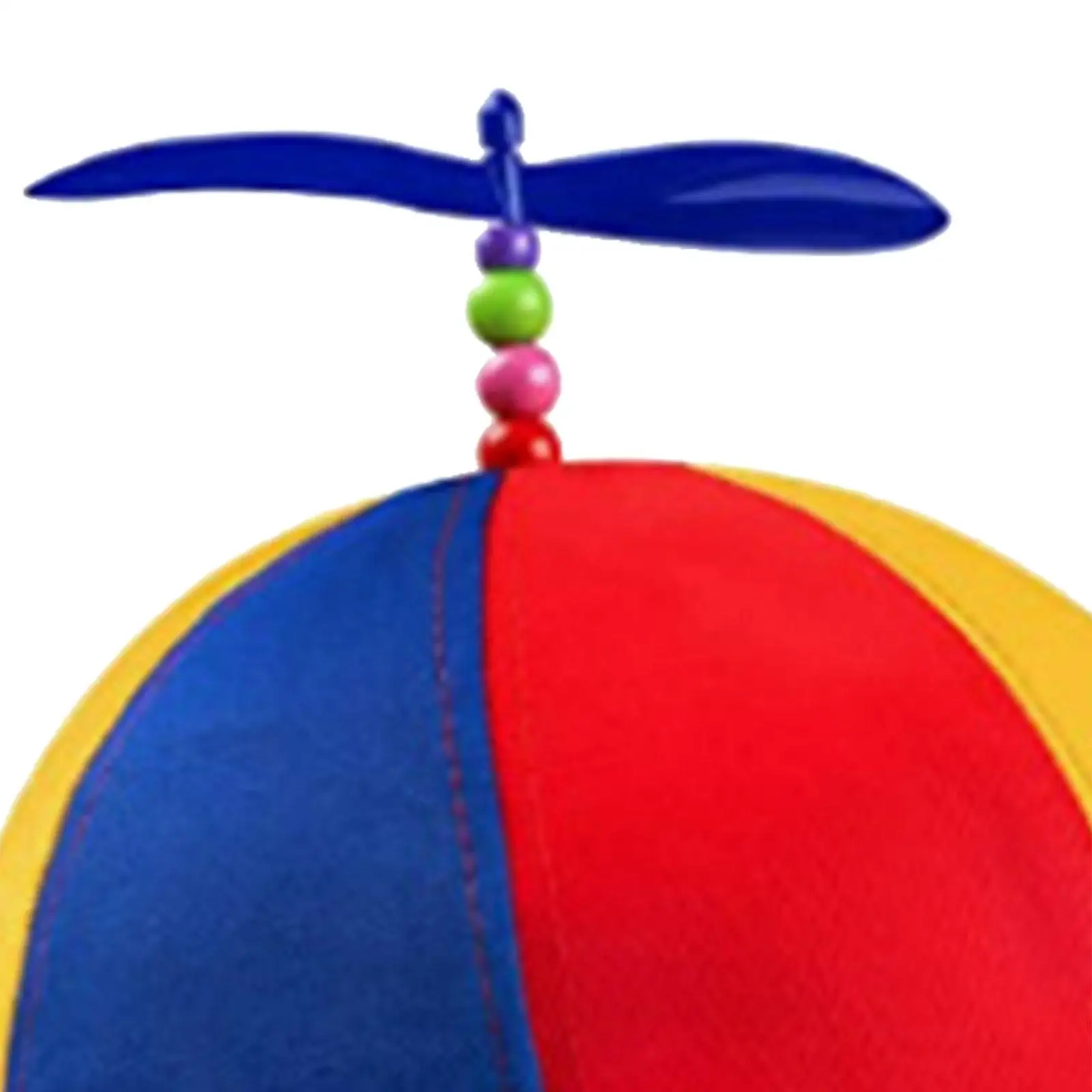 Propeller Ball Hat Party Hat Breathable Multicolor Rainbow Top Hat Helicopter Caps for Casual Camping Sports Travel Children