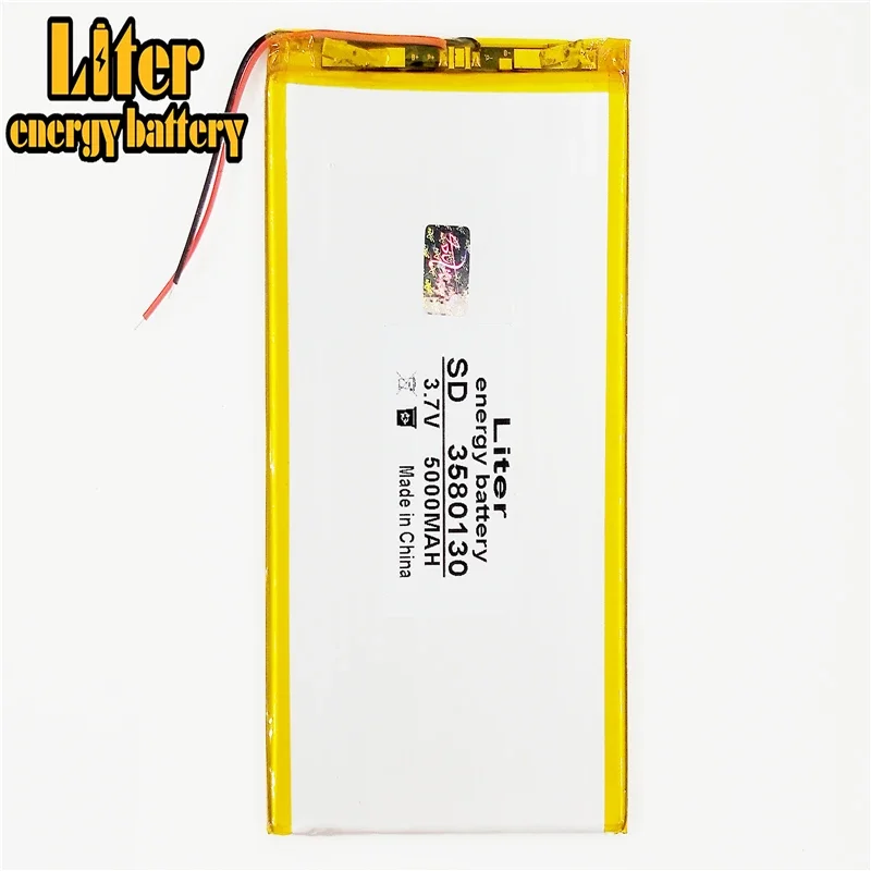 3580130 3.7 فولت 5000 مللي أمبير بطارية ليثيوم أيون للكمبيوتر اللوحي 7 بوصة 8 بوصة 9 بوصة بطارية الجهاز اللوحي الداخلية