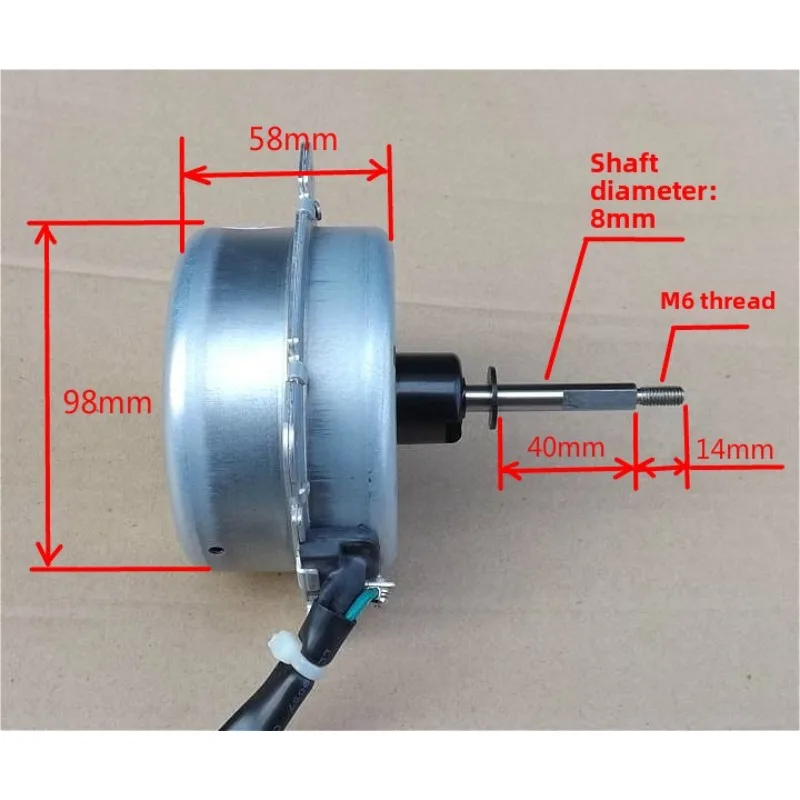 Low-speed three-phase permanent magnet brushless AC brushless wind turbine hand hydraulic 12-220V growth gear box