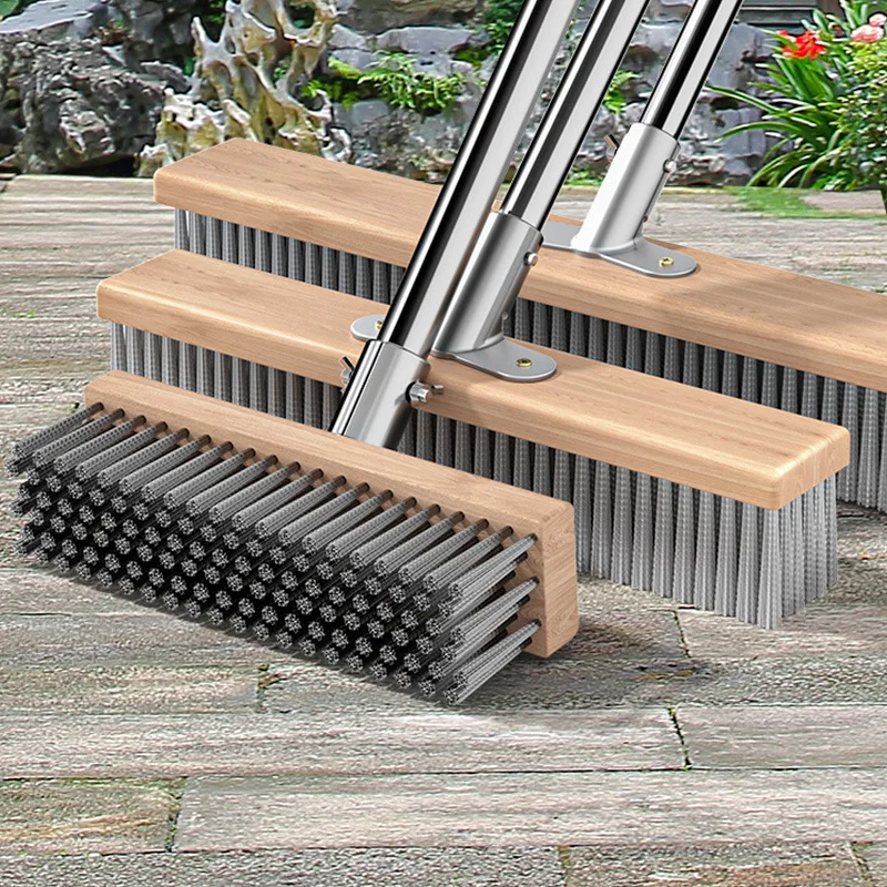 

Long Handle Wire Bru Floor Cleaning Scouring Pad Tool for Removing Aae Ideal for Floor Cleaning Stainl Steel