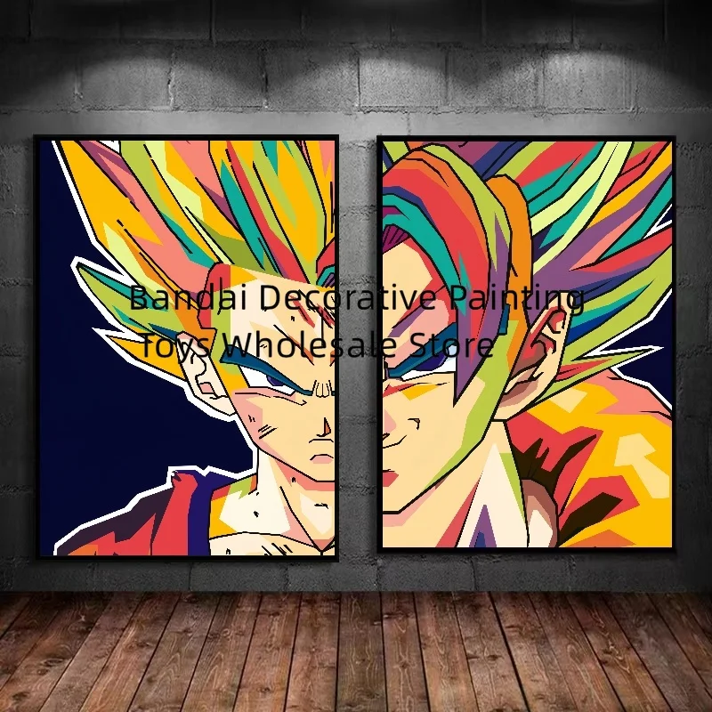 Dragon Ball Son Goku Classic Bandai Anime HD Canvas Painting Poster Wall Art Print Decorative Pictures for Living Room No Frame