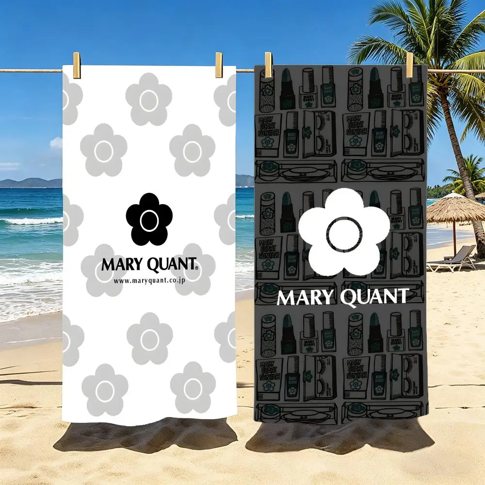 Brand Mary Quant Towel Polyester Beach Towel Quick Dry Sand Free Bath Towel for Summer Pool Travel Vacation