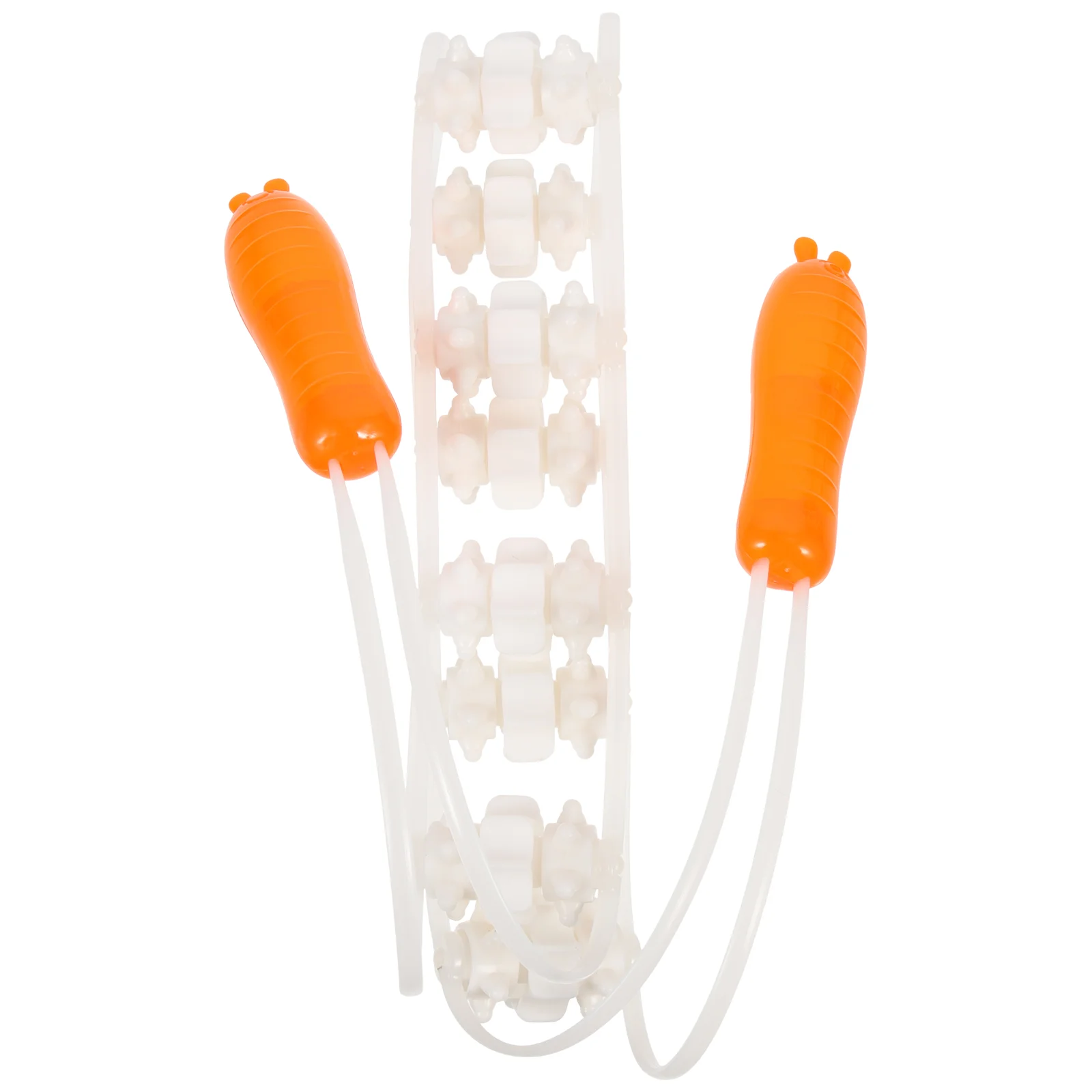 

Ball Pull Back Strip Massage Roller Rope Leg Muscle Massager Brush Body Tool Silica Gel