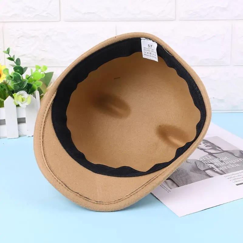 Nuevo invierno mujer niña lana sombrero del lindo gatito para orejas gato Bowler