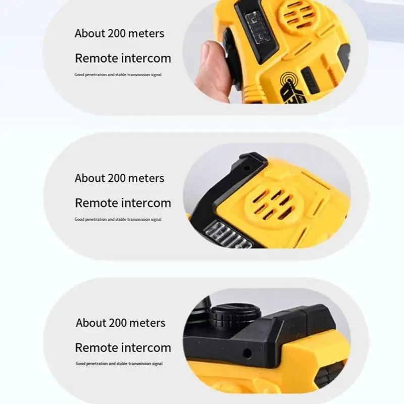 Walkie Talkies สําหรับชายมือถือของเล่น Walkie Talkies 2 ชิ้นวิทยุไร้สายระยะไกลเด็กวัยหัดเดินของเล่น Camping เกมสําหรับ Boys & Girls