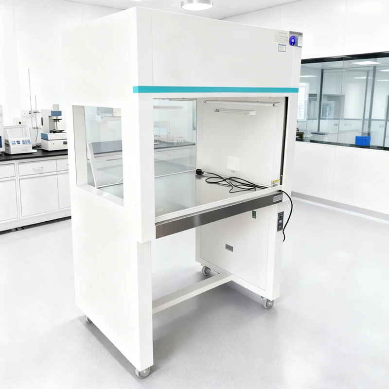 High Efficiency Filtration Biological Safety Cabinet III Low Noise Large Air Volume 304 Stainless Steel Lab Workstation