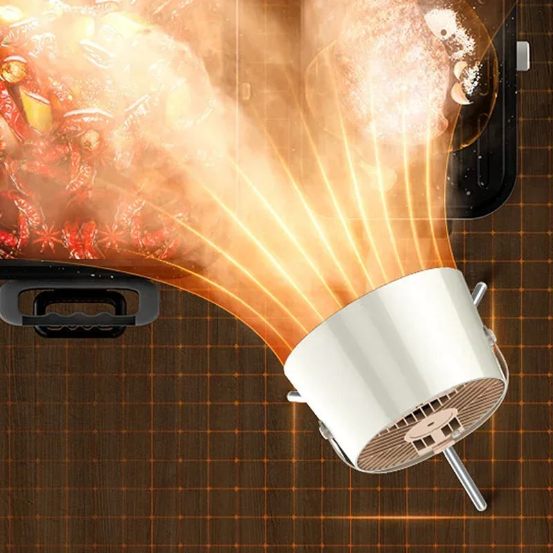 Portable Range Hoods USB Hood Extractor Barbecue Large Suction Cooker Hood Desktop Small Range Hood for Kitchen