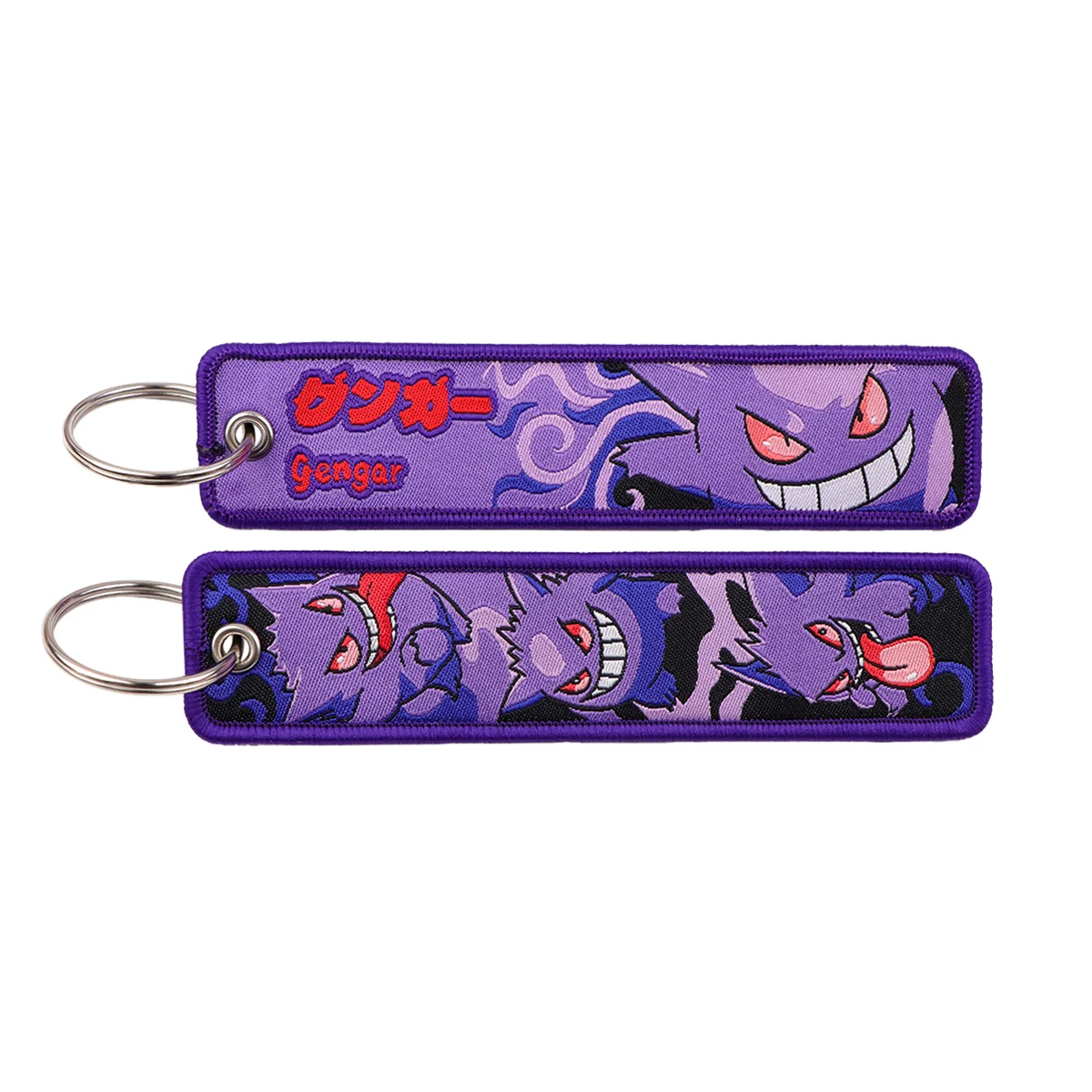Pokémon Anime Elfen-Monster Schlüsselanhänger für Autos, Rucksäcke, Schlüsselhalter, bestickte Schlüsselringe, Schlüsselanhänger, Jet-Tags, Zubehör, Geschenke, 1 Stück