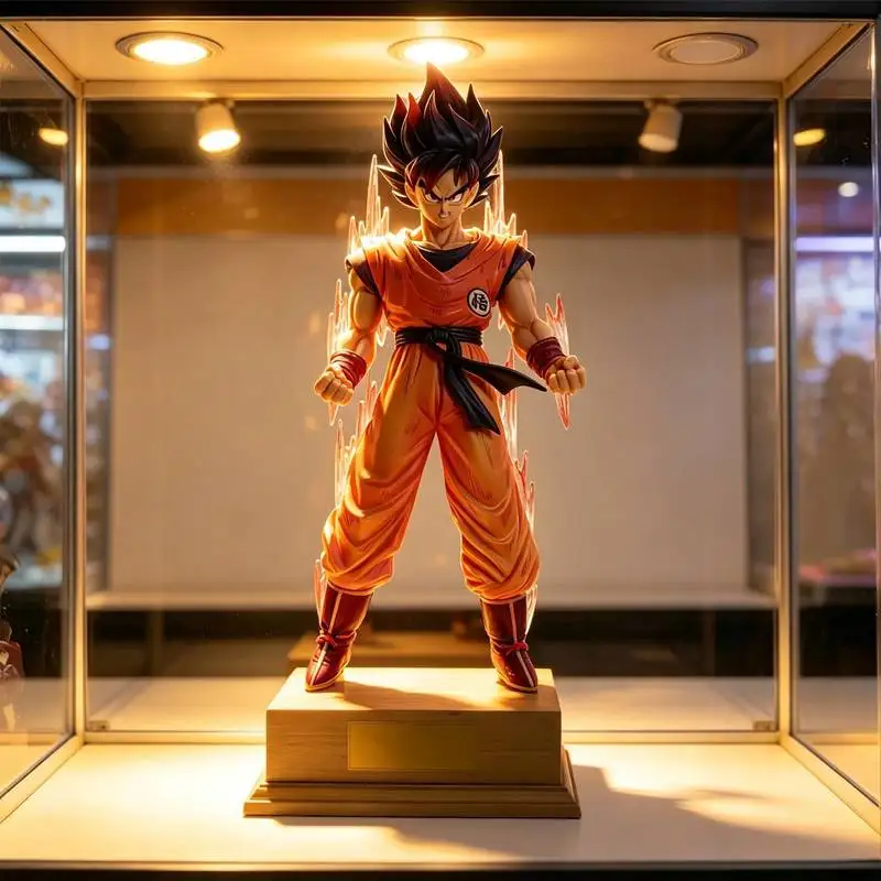 Anime Dragon Ball Serie Statue Modell Ly King Fist Wukong Figur Super Saiyan Figur Schreibtischdekoration