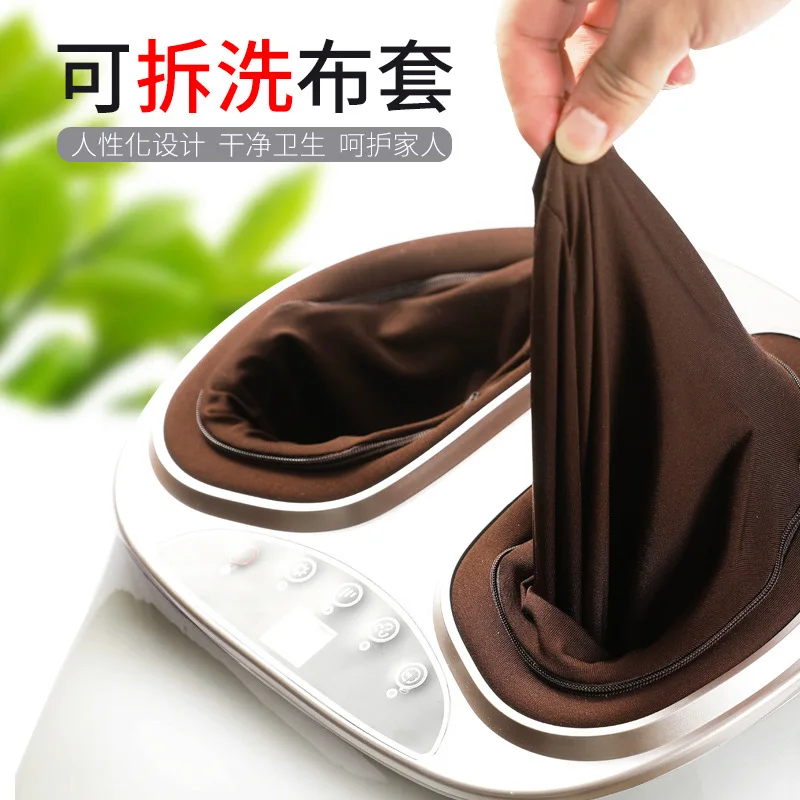 Fully wrapped foot therapy machine, airbag pressing + roller kneading, all-round massage of the soles of the feet to relieve